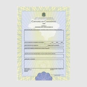 Certidão de Casamento
