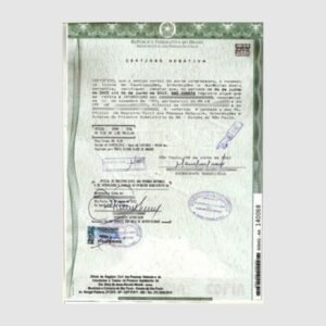 Certidão de Interdição