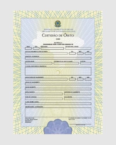 Certidão de Óbito